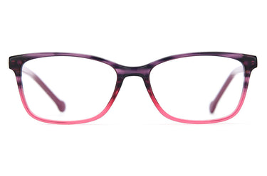Women Urban Eyeglasses: Savannah - Pink - SpaceSMART Eye Clinic (Front View)